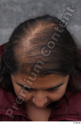 Head Hair Woman White Casual Overweight Street photo references